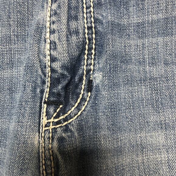 Rock & Roll Double Barrel Jeans Mens 33x31 Straight Leg Relaxed Fit Cowboy Denim - Picture 5 of 16